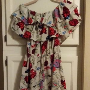 Flower Silk romper